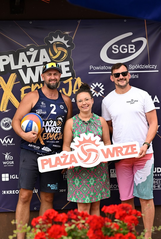 Plaża Wrze AQUILA sponsorem